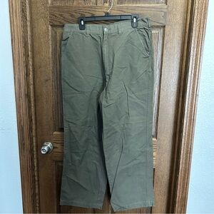 Classic Olive Chinos for Men